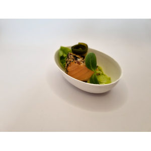 Amuse vis: zalm zeewier